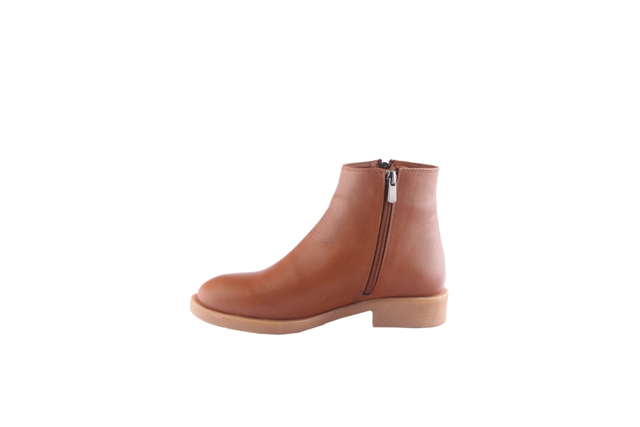 D.moro Shoes Women Leather Ankle Boots For Winter: 214 Tan (Wholesale)