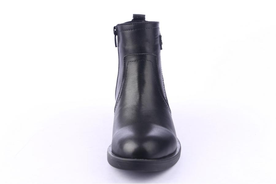 D.moro Shoes Women Leather Ankle Boots For Winter: 215 Black (Wholesale)