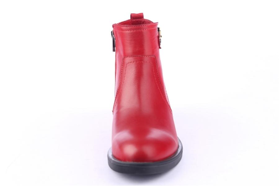 D.moro Shoes Women Leather Ankle Boots For Winter: 215 Red (Wholesale)