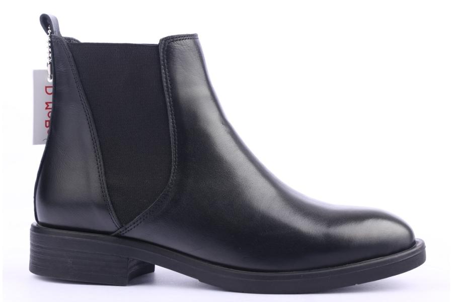 D.moro Shoes Women Leather Ankle Boots For Winter: 216 Black (Wholesale)