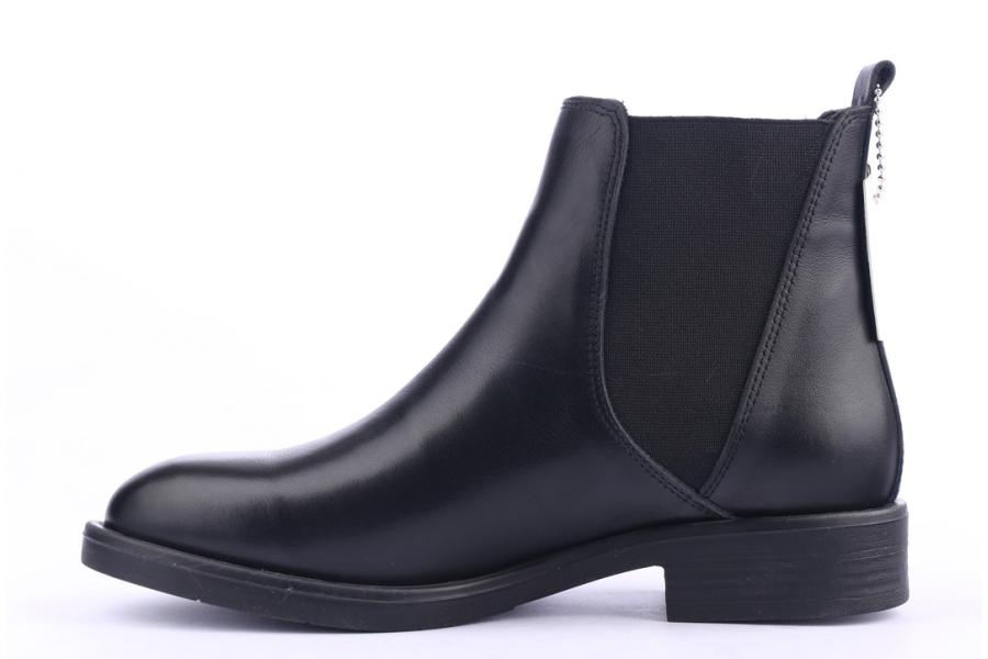 D.moro Shoes Women Leather Ankle Boots For Winter: 216 Black (Wholesale)