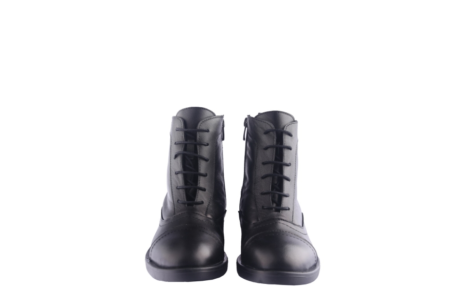 D.moro Shoes Women Leather Ankle Boots For Winter: 217 Black (Wholesale)