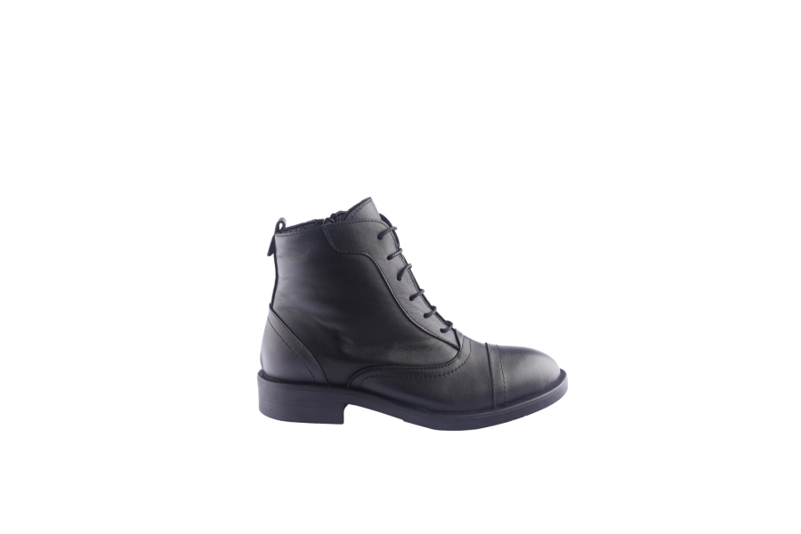 d.moro shoes Women Leather Ankle Boots for Winter: 217 Black (Wholesale)