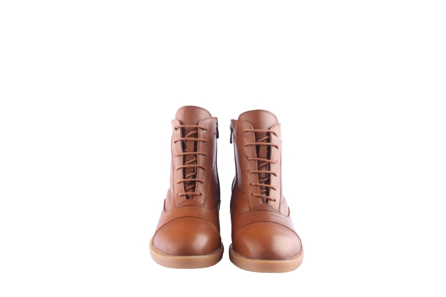 D.moro Shoes Women Leather Ankle Boots For Winter: 217 Red (Wholesale)