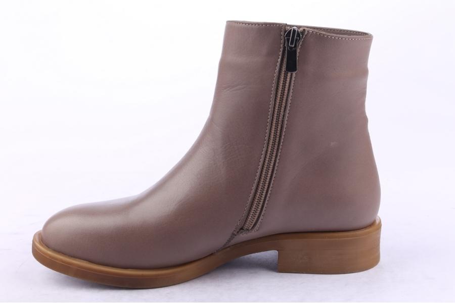 D.moro Shoes Women Leather Ankle Boots For Winter: 218 Khaki (Wholesale)