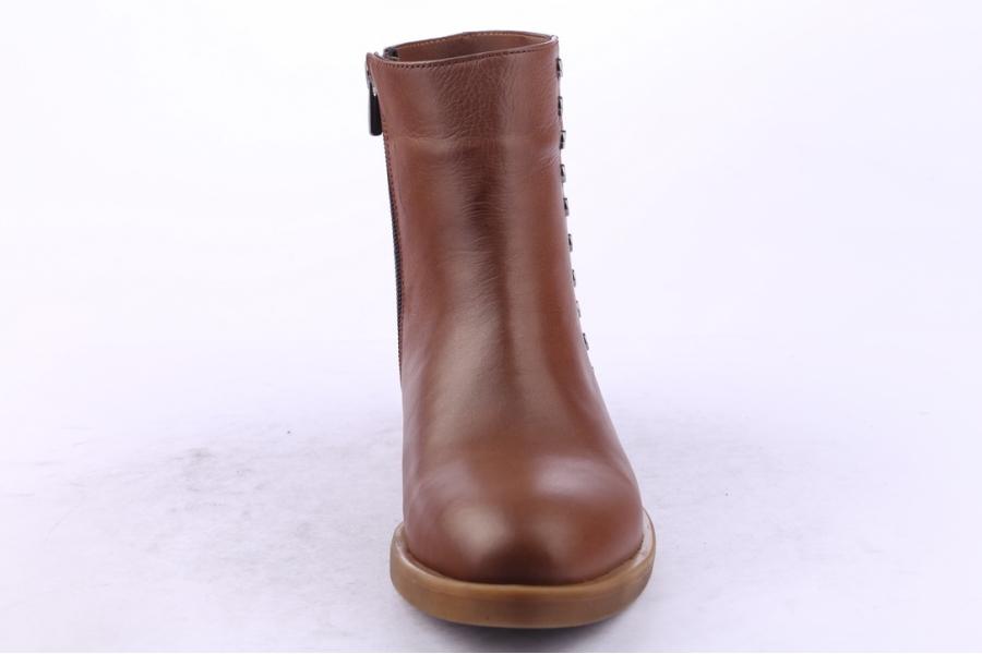 D.moro Shoes Women Leather Ankle Boots For Winter: 218 Tan (Wholesale)