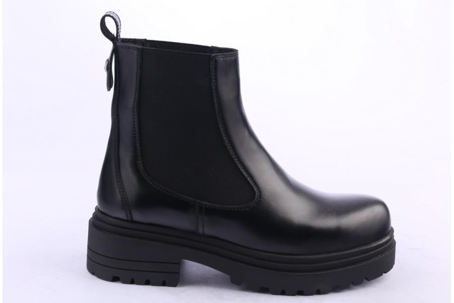 d.moro shoes Women Leather Ankle Boots for Winter: 252B Black (Wholesale)