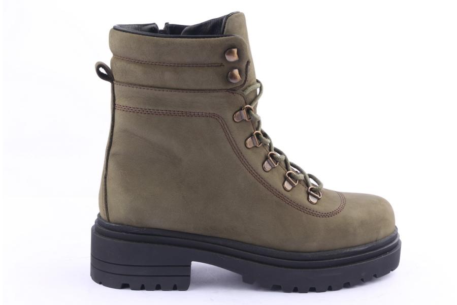 d.moro shoes Women Leather Ankle Boots for Winter: 252C Khaki (Wholesale)