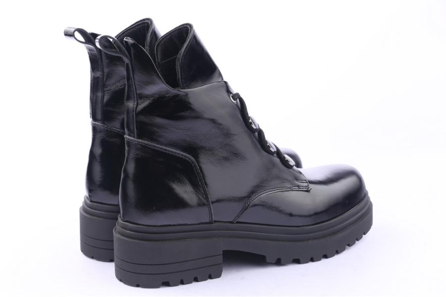 D.moro Shoes Women Leather Ankle Boots For Winter: 252H Black (Wholesale)
