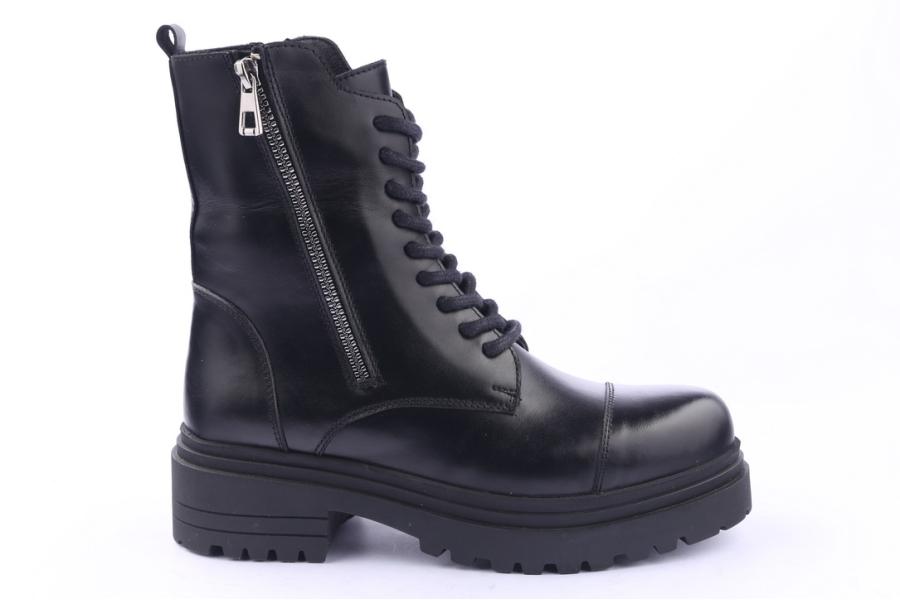 d.moro shoes Women Leather Ankle Boots for Winter: 252L Black (Wholesale)