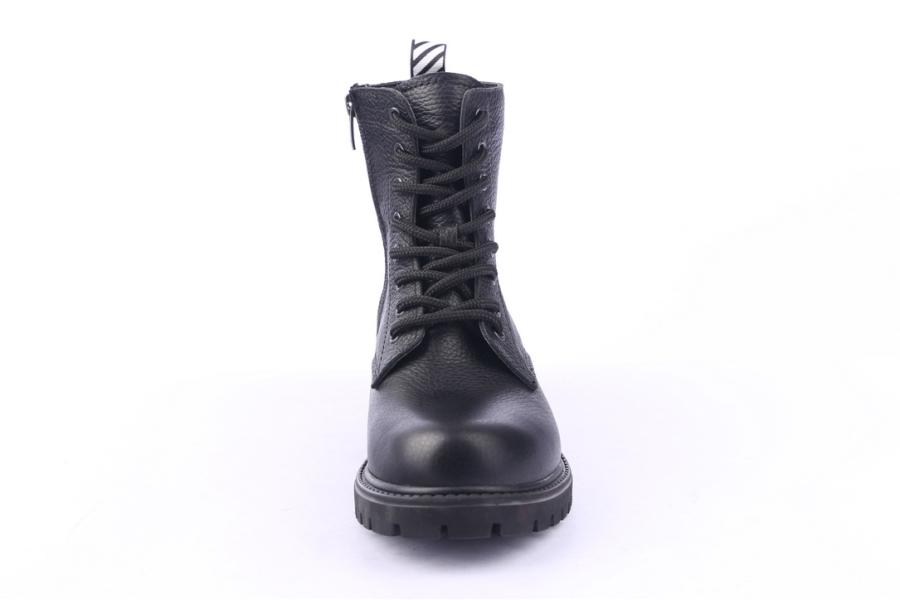 D.moro Shoes Women Leather Ankle Boots For Winter: 320 Black (Wholesale)
