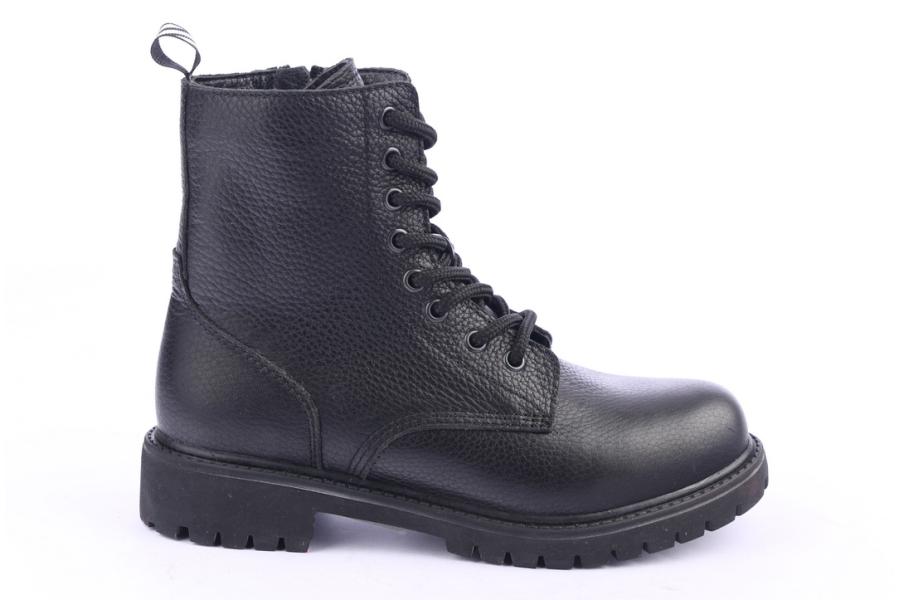 d.moro shoes Women Leather Ankle Boots for Winter: 320 Black (Wholesale)
