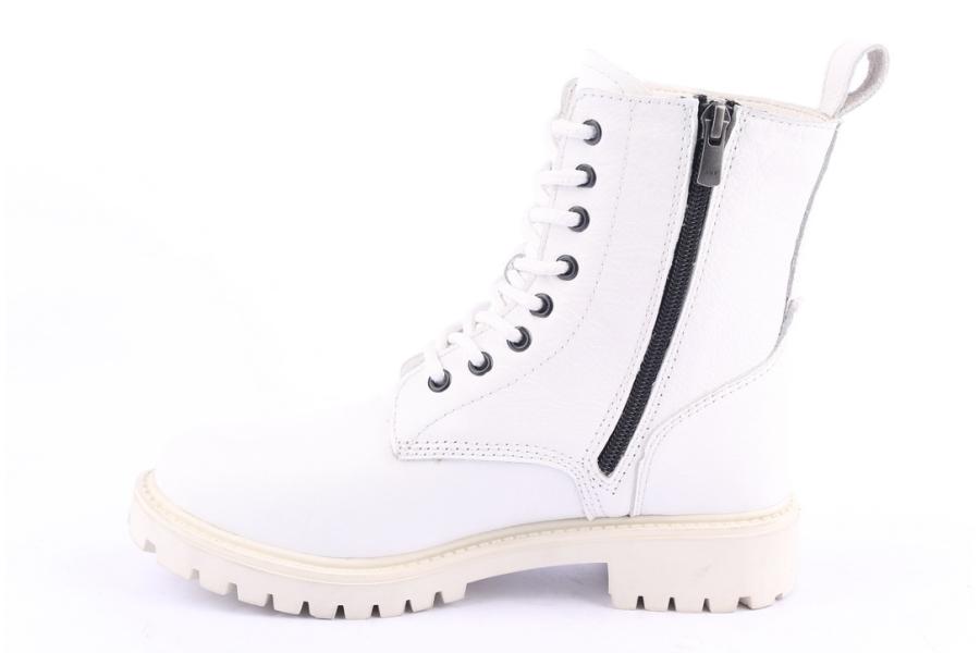 D.moro Shoes Women Leather Ankle Boots For Winter: 321 White (Wholesale)