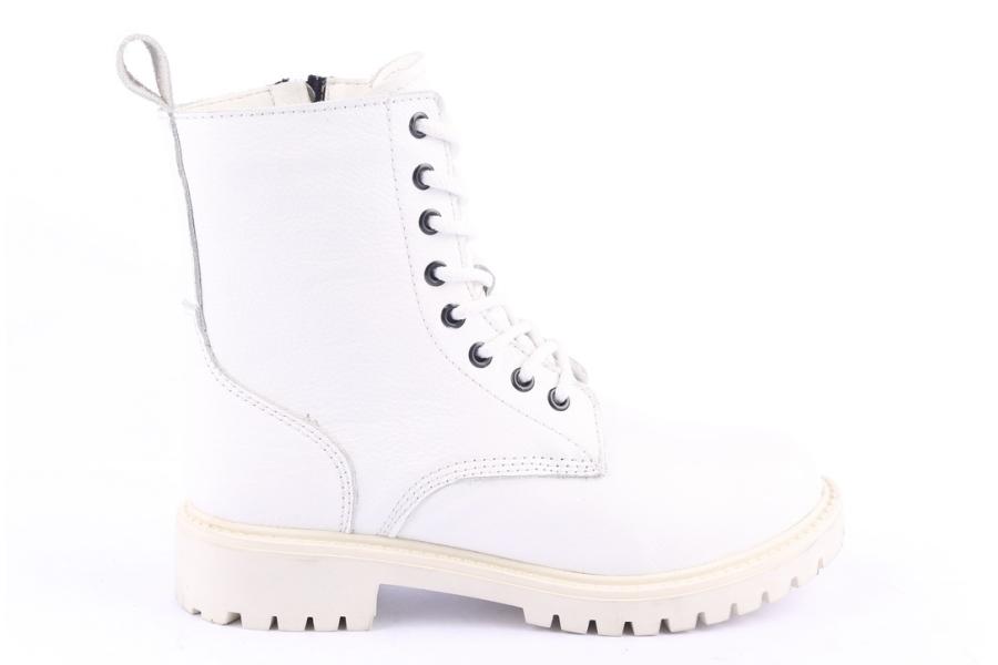 d.moro shoes Women Leather Ankle Boots for Winter: 321 White (Wholesale)