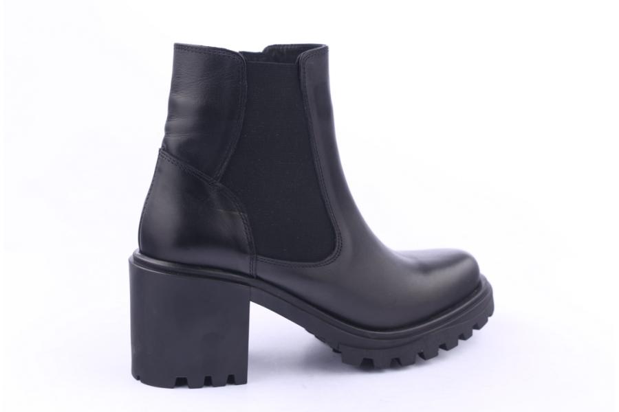 D.moro Shoes Women Leather Ankle Boots For Winter: 4576 Black (Wholesale)