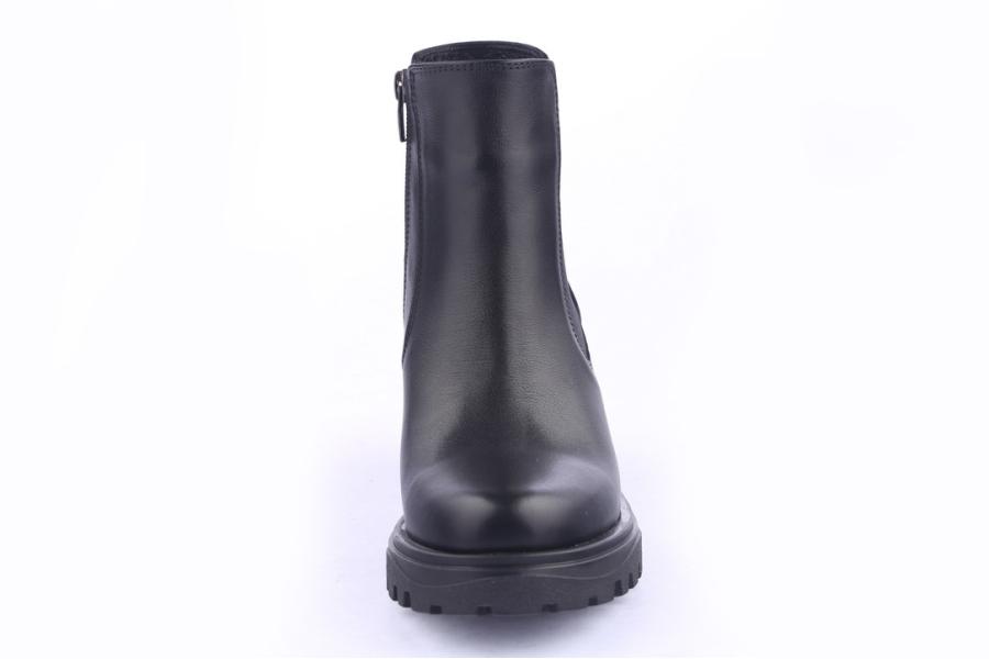D.moro Shoes Women Leather Ankle Boots For Winter: 4576 Black (Wholesale)