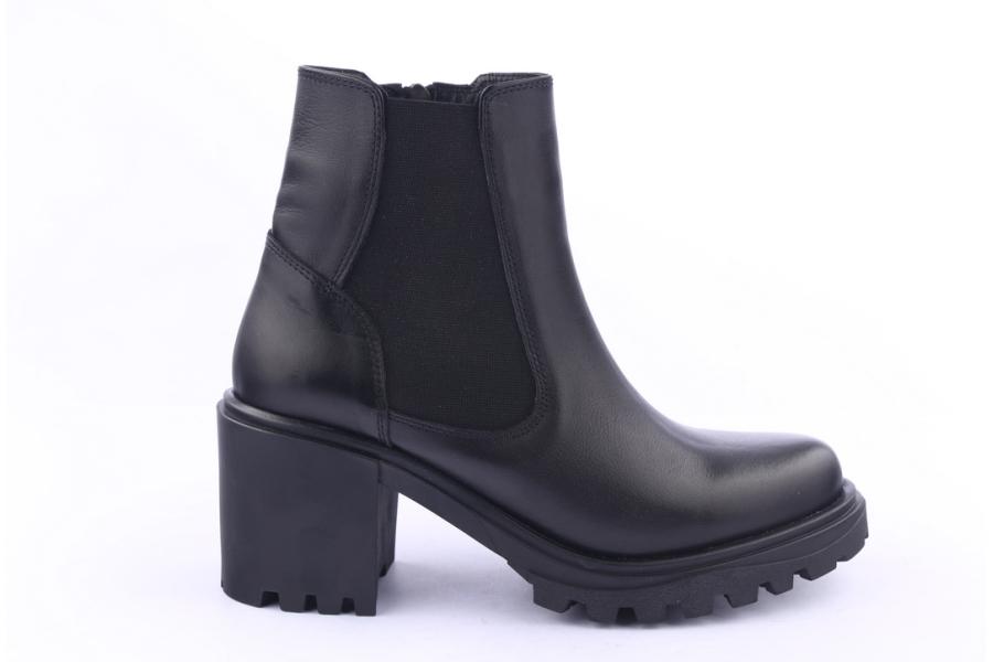 d.moro shoes Women Leather Ankle Boots for Winter: 4576 Black (Wholesale)