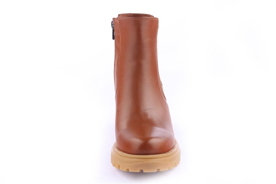 D.moro Shoes Women Leather Ankle Boots For Winter: 4576 Tan (Wholesale)
