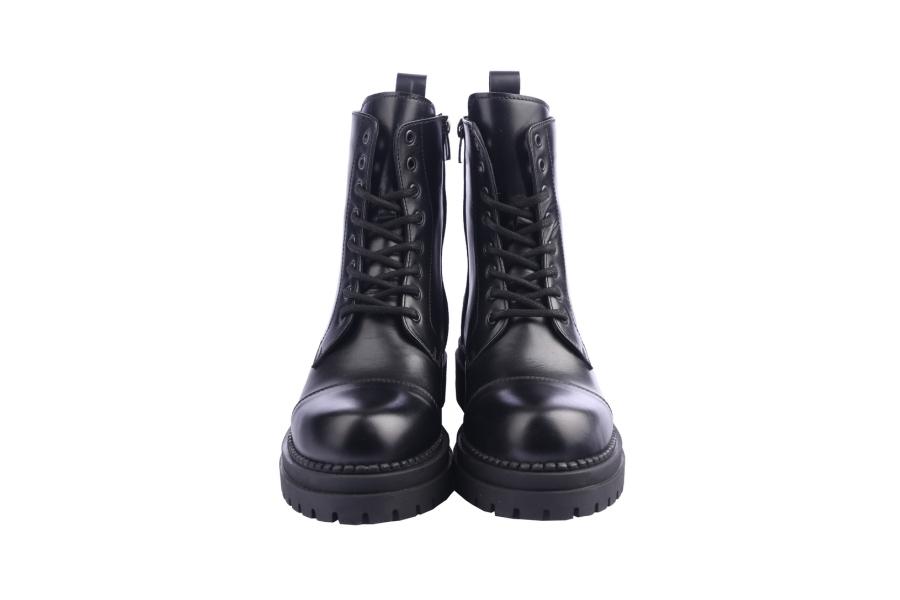 D.moro Shoes Women Leather Ankle Boots For Winter: 476C Black (Wholesale)