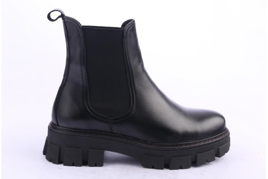 d.moro shoes Women Leather Ankle Boots for Winter: 504D Black (Wholesale)
