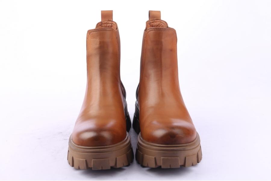 D.moro Shoes Women Leather Ankle Boots For Winter: 504D Tan (Wholesale)