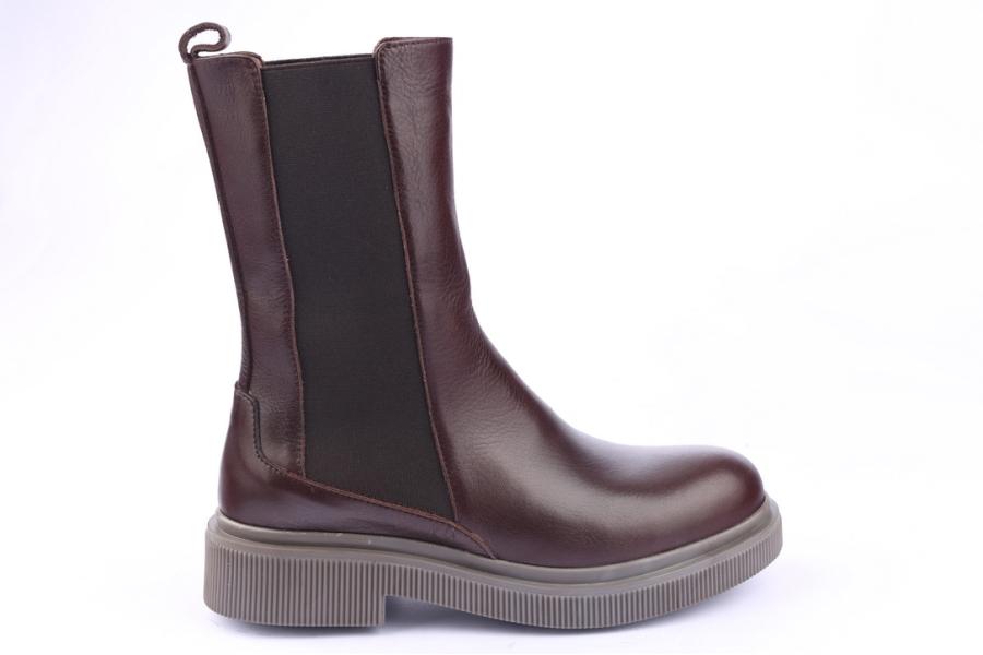 d.moro shoes Women Leather Ankle Boots for Winter: 506B Brown (Wholesale)