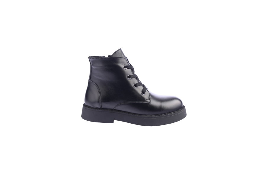 d.moro shoes Women Leather Ankle Boots for Winter: 545B Black (Wholesale)