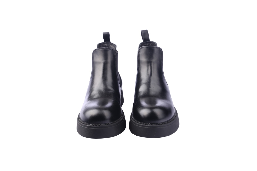 D.moro Shoes Women Leather Ankle Boots For Winter: 545G Black (Wholesale)
