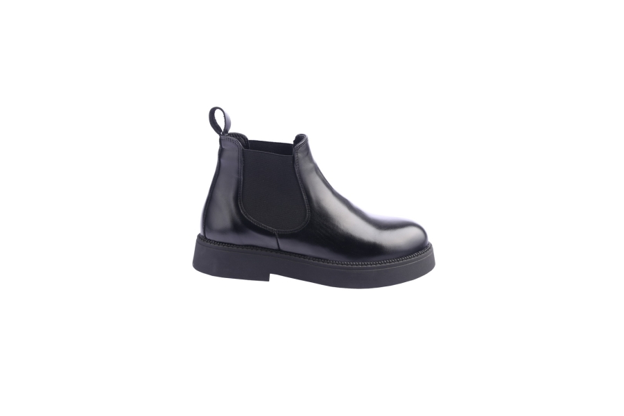 d.moro shoes Women Leather Ankle Boots for Winter: 545G Black (Wholesale)