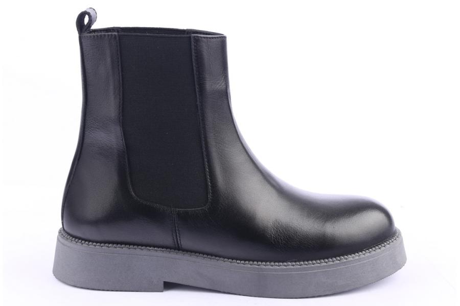 d.moro shoes Women Leather Ankle Boots for Winter: 545I Black (Wholesale)