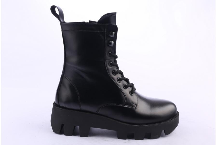 d.moro shoes Women Leather Ankle Boots for Winter: 556A Black (Wholesale)