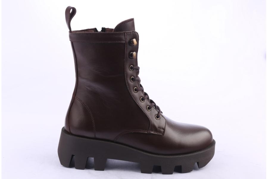d.moro shoes Women Leather Ankle Boots for Winter: 556A Brown (Wholesale)