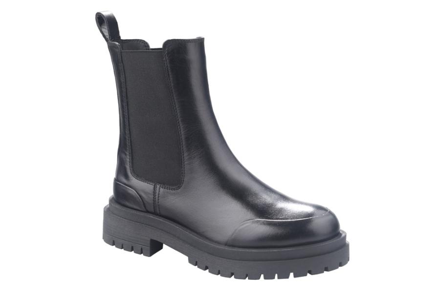 d.moro shoes Women Leather Ankle Boots for Winter: 574-20-Y Black (Wholesale)