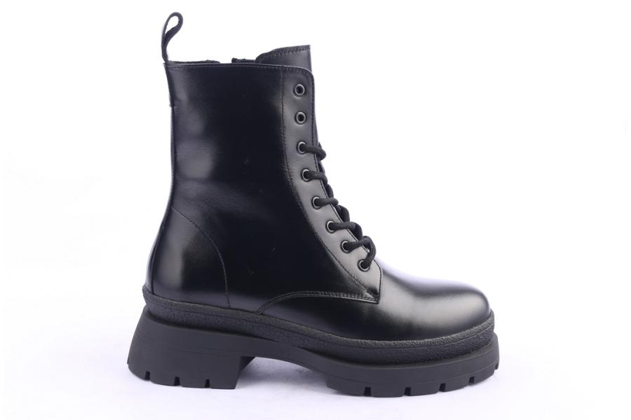 d.moro shoes Women Leather Ankle Boots for Winter: 656C Black (Wholesale)