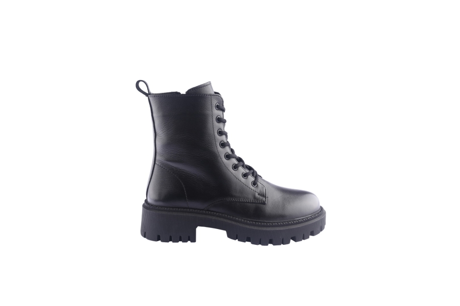 d.moro shoes Women Leather Ankle Boots for Winter: 657F Black (Wholesale)