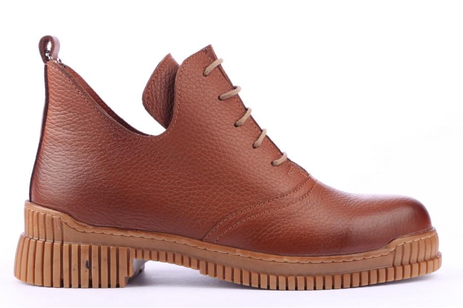 d.moro shoes Women Leather Ankle Boots for Winter: 7228 Tan (Wholesale)