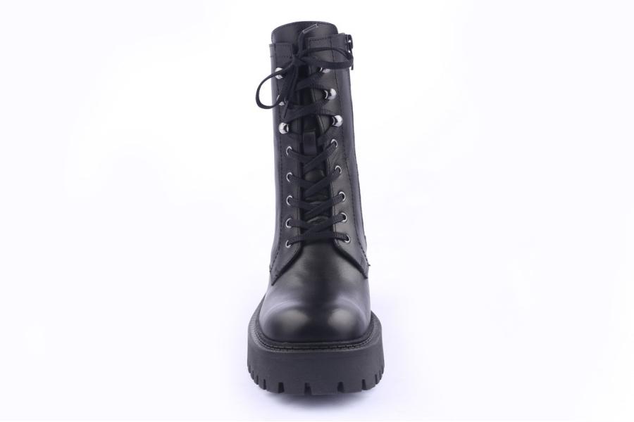 D.moro Shoes Women Leather Ankle Boots For Winter: 756 Black (Wholesale)