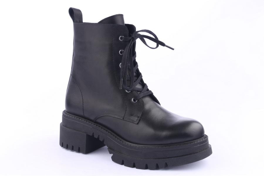 D.moro Shoes Women Leather Ankle Boots For Winter: 780 Black (Wholesale)