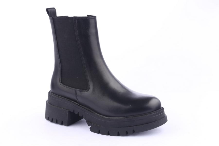 D.moro Shoes Women Leather Ankle Boots For Winter: 782 Black (Wholesale)