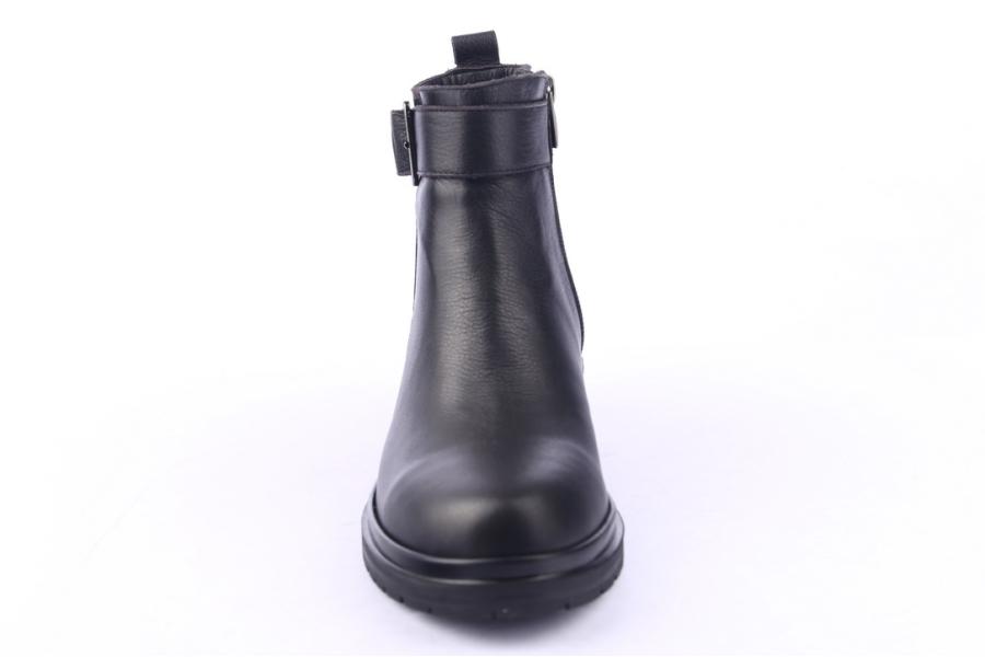 D.moro Shoes Women Leather Ankle Boots For Winter: 8510 Black (Wholesale)