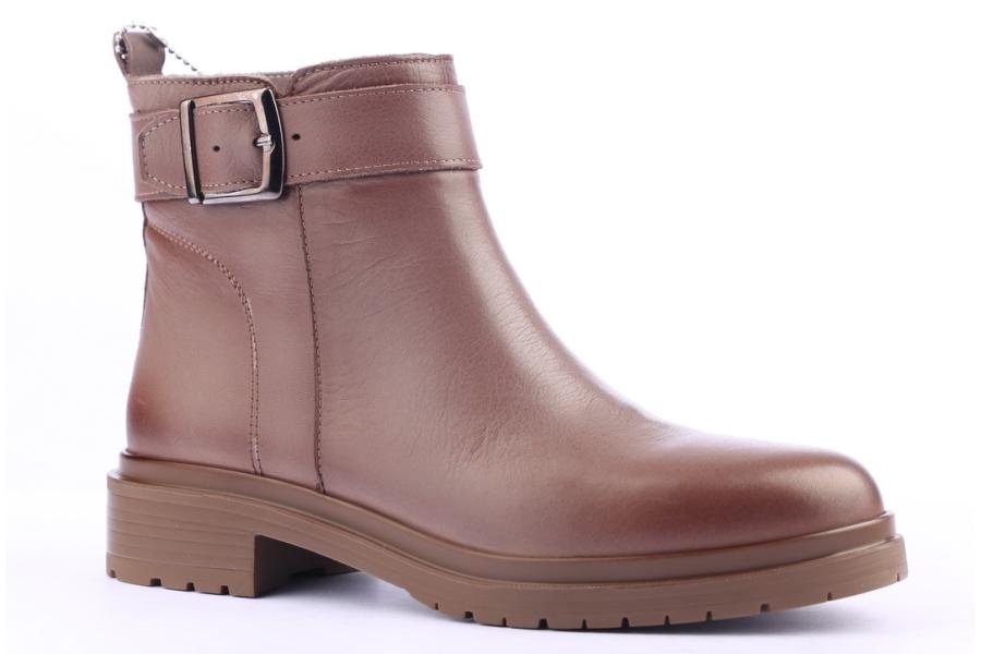 D.moro Shoes Women Leather Ankle Boots For Winter: 8510 Mink (Wholesale)