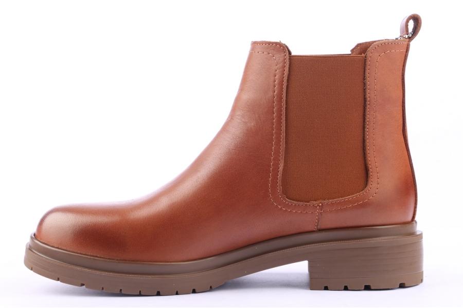 D.moro Shoes Women Leather Ankle Boots For Winter: 8511 Tan (Wholesale)
