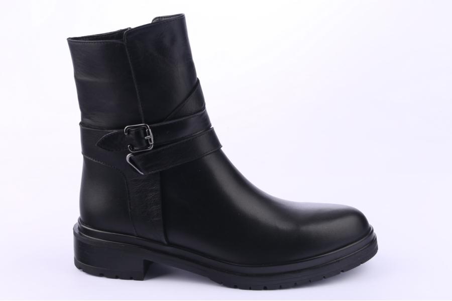d.moro shoes Women Leather Ankle Boots for Winter: 8516 Black (Wholesale)