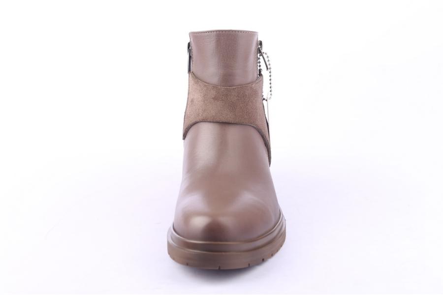 D.moro Shoes Women Leather Ankle Boots For Winter: 8517 Mink (Wholesale)