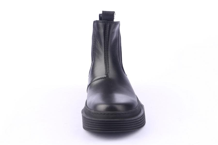 D.moro Shoes Women Leather Ankle Boots For Winter: 952 Black (Wholesale)