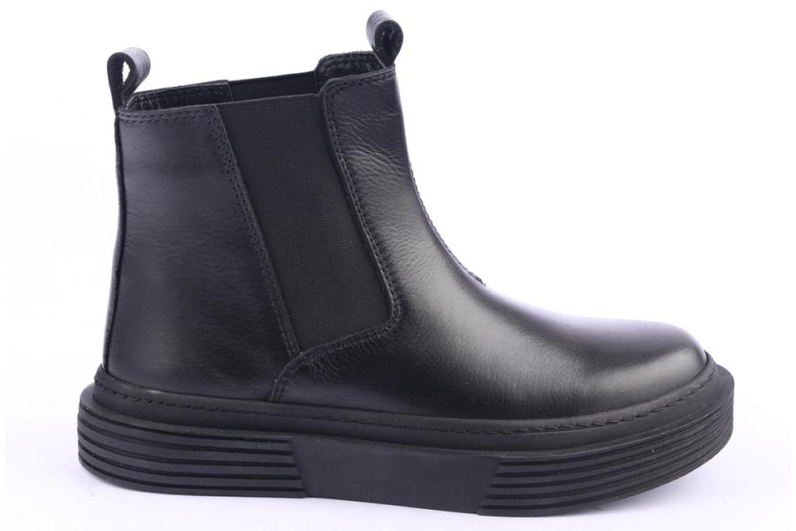 d.moro shoes Women Leather Ankle Boots for Winter: 952 Black (Wholesale)