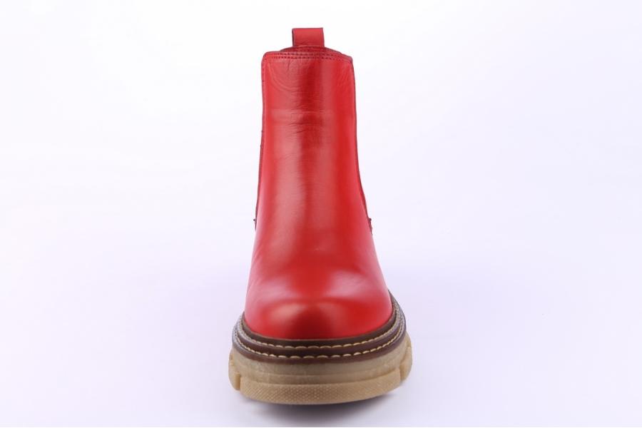 D.moro Shoes Women Leather Ankle Boots For Winter: 9801 Red (Wholesale)
