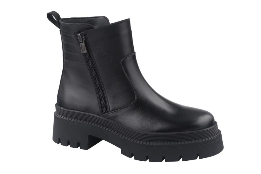 d.moro shoes Women Leather Ankle Boots for Winter: A5 Black (Wholesale)