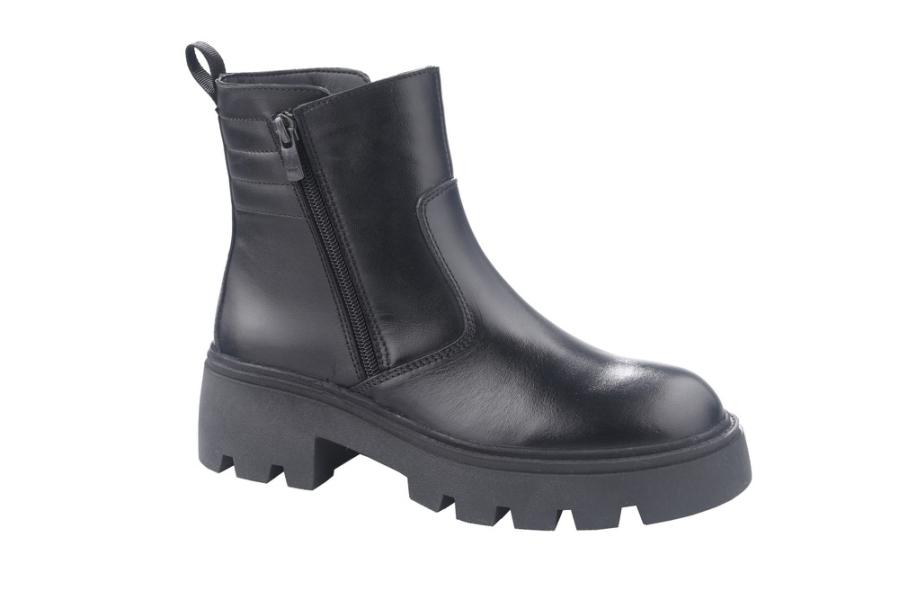 d.moro shoes Women Leather Ankle Boots for Winter: A5 Black (Wholesale)