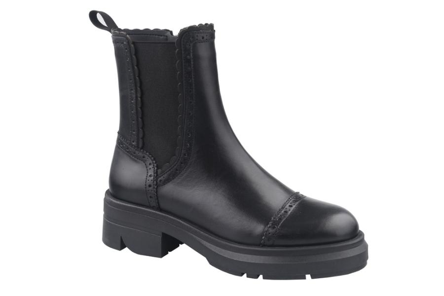 d.moro shoes Women Leather Ankle Boots for Winter: Alfa-03 Black (Wholesale)